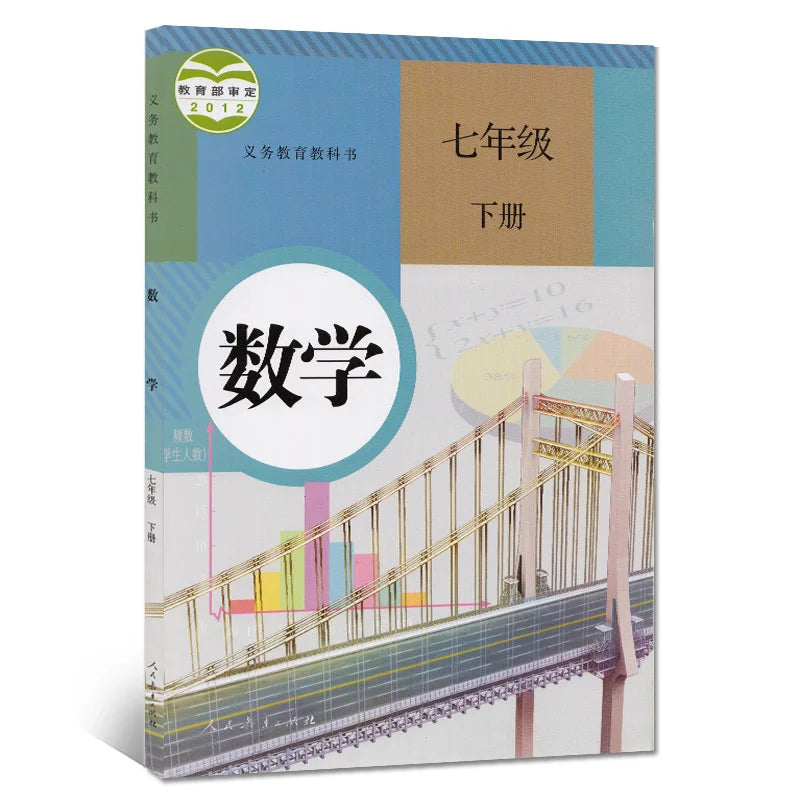 Chinese Junior High School Mathematics Local Math Textbook (full set of 6 books/set people's education version)