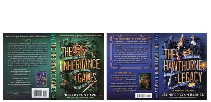 1 book the Inheritance Games vol.1/2/3/4 English Novel book