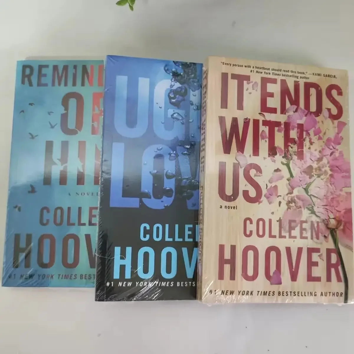 Reminders of Him/ It Ends with Us/ Ugly Love By Colleen Hoover Novels Book in English for Adult New York Times Bestselling