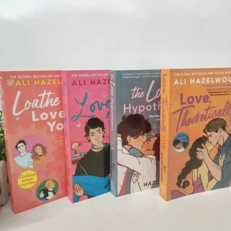1 Book  By Ali Hazelwood The Love Hypothesis/Love on The Brain/Loathe to Love You /Love, Theoretically Novel English Book