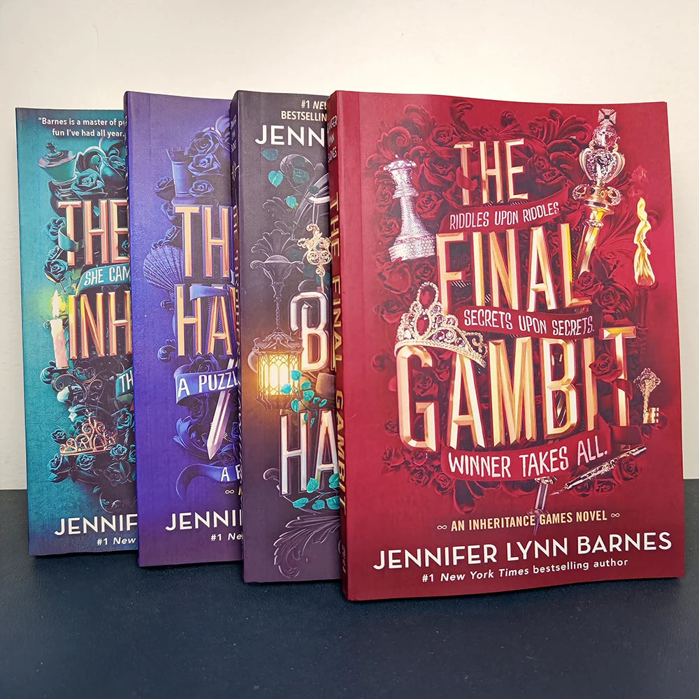 1 book the Inheritance Games vol.1/2/3/4 English Novel book