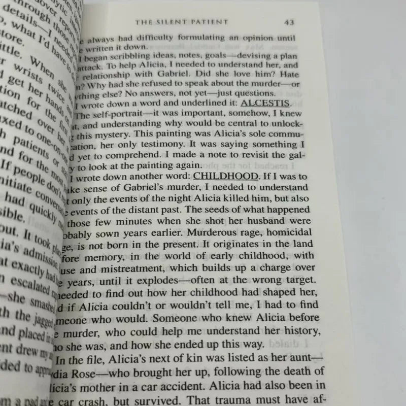 The Silent Patient by Alex Michaelides Paperback English Novel Bestseller Book Libros
