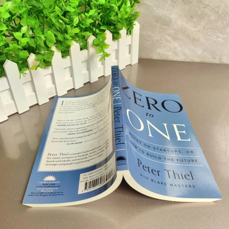 Zero To One By Peter Thiel with Blake Masters Notes on Startups How To Build The Future Encourage Books Livros