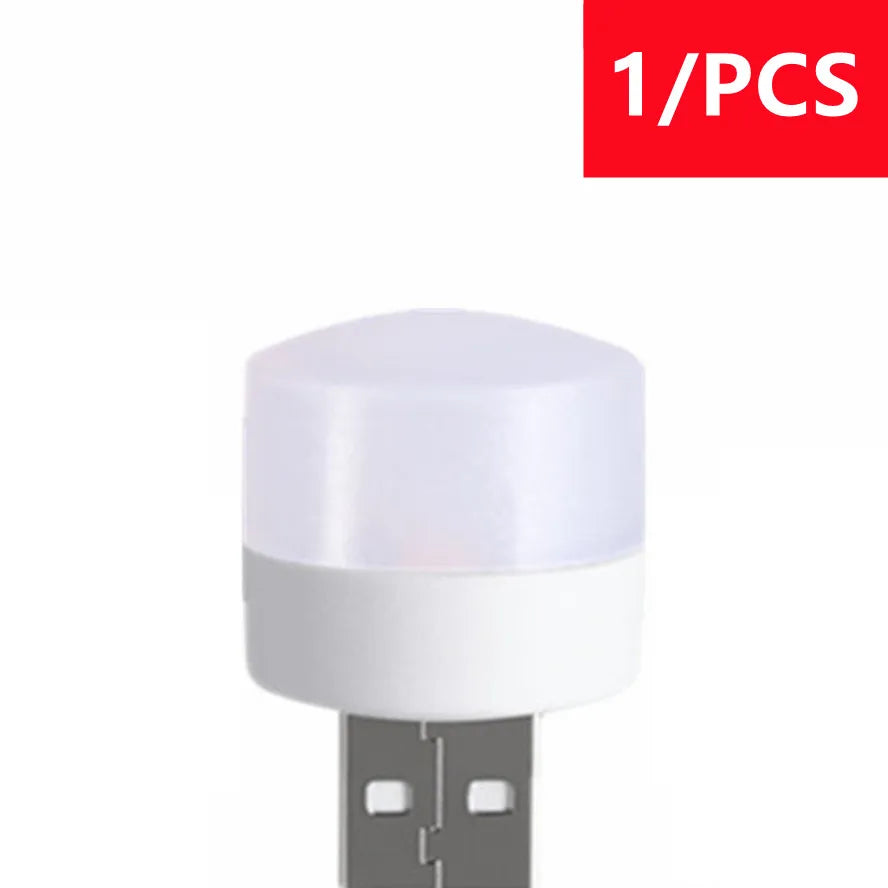 Muunnn USB Plug Lamp Small Night Light Computer Mobile Power Charging Mini Book Lamps LED Eye Protection Square Reading Light