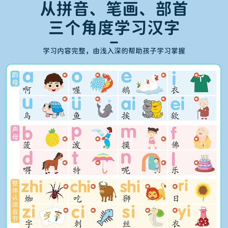 Early Education Pinyin Alphabet Mathematical Cognition Traditional Chinese Music Audio Book
