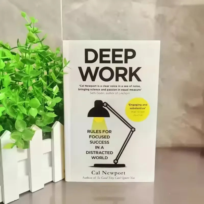 Cal Newport Deep Work Rules - Focus Success Guide for Leaders, 2025 Hardcover Motivation Book