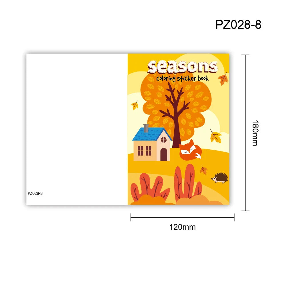 Kids Coloring Book: Cartoon Doodle Art for Creative Fun, Holiday Party Activities & Early Learning Drawing Enlightenment