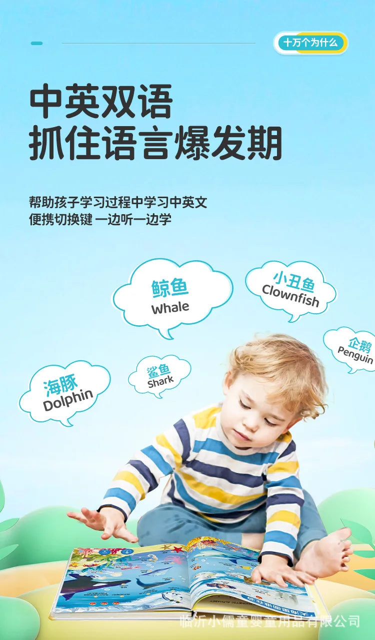 100000 Why Audio Books, Children's Early Education Puzzle Bedtime Story Books