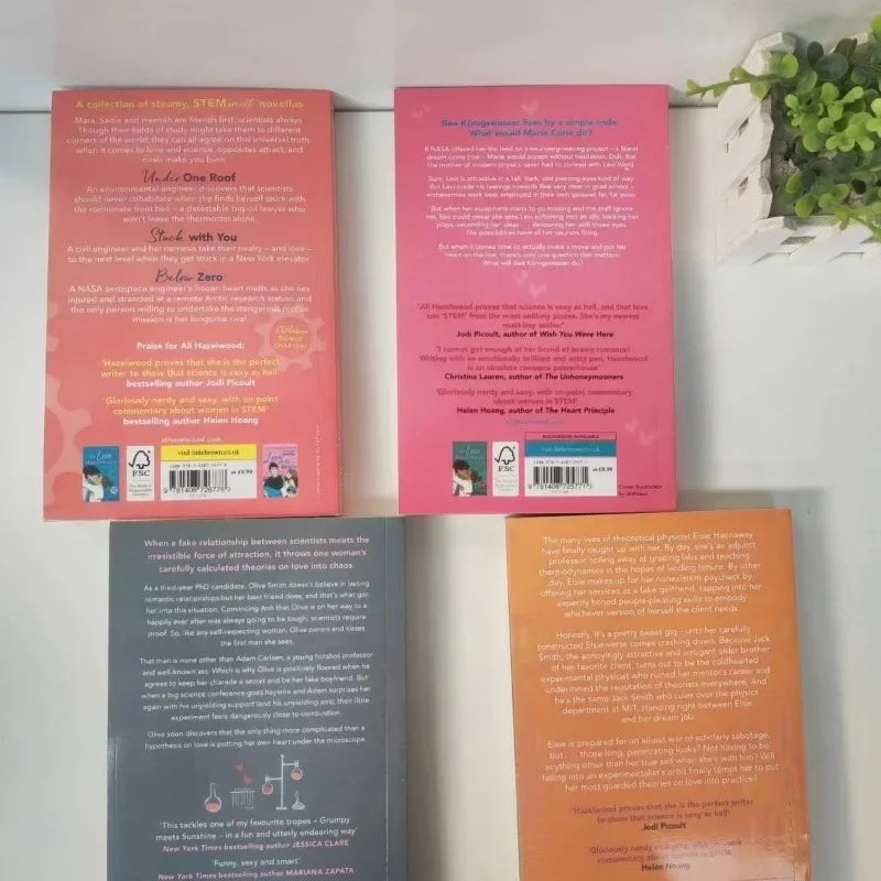 1 Book  By Ali Hazelwood The Love Hypothesis/Love on The Brain/Loathe to Love You /Love, Theoretically Novel English Book