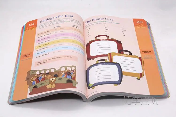 5Volumns/Set Grade 2-6 Brain Quest Workbook Children's Intelligence Development Exercise Book American Kindergarten Primary Kids