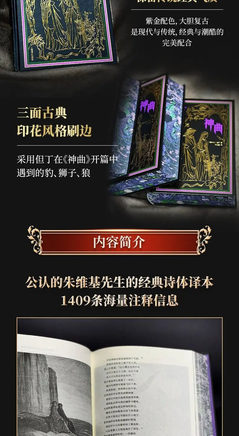 Divine Comedy (Special Edition) Novel Books Famous Modern Novel and Literary Work Dante's Literary Masterpiece