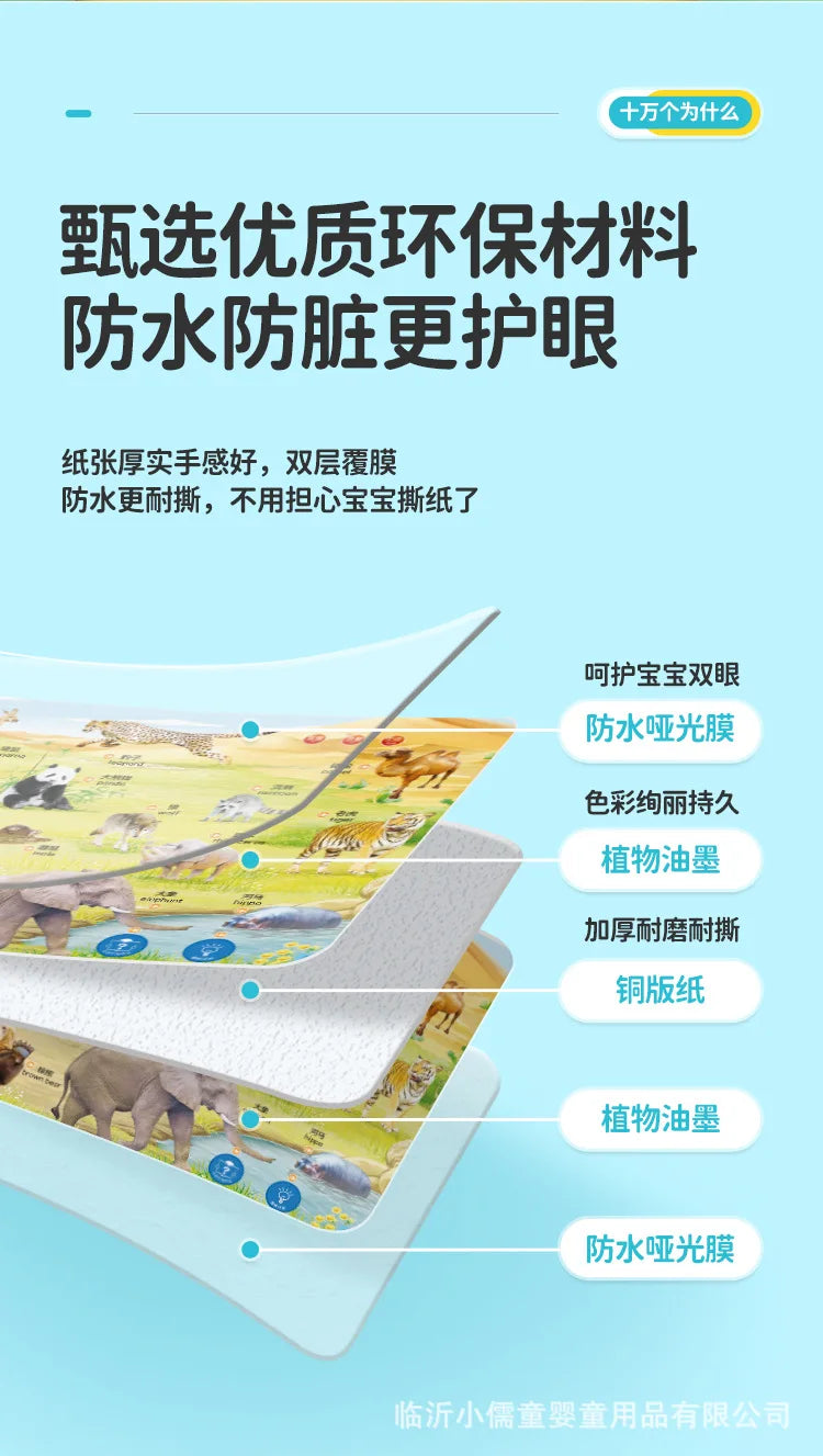 100000 Why Audio Books, Children's Early Education Puzzle Bedtime Story Books