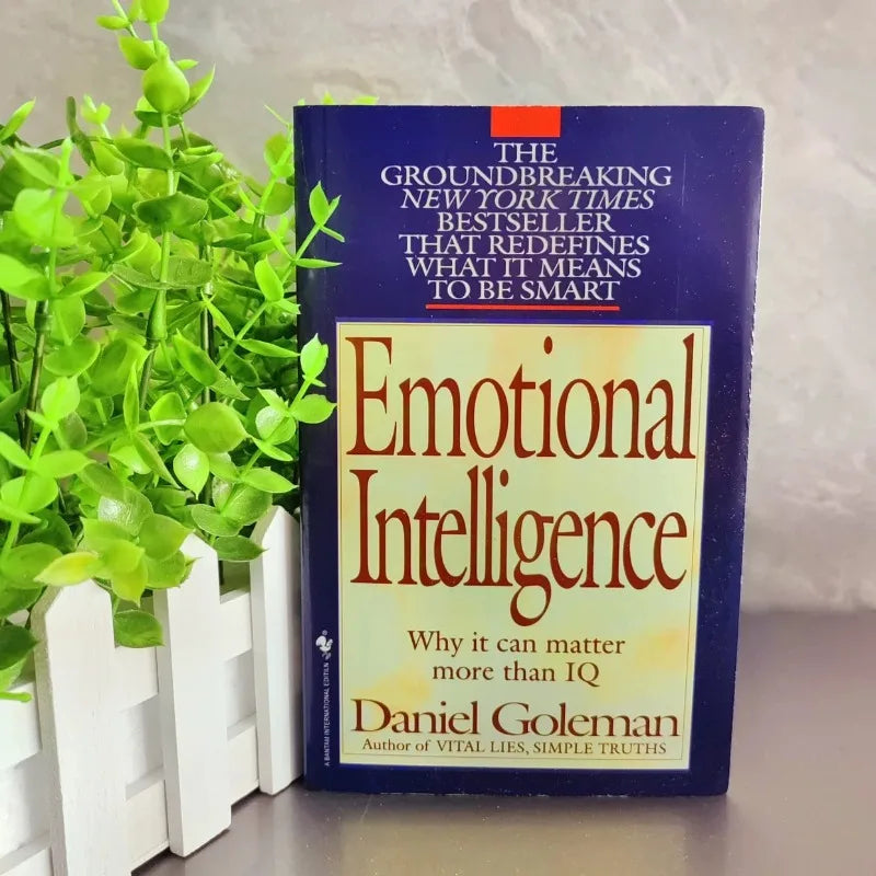 Emotional Intelligence by Daniel Goleman - Why EQ is More Important Than IQ for Success Leadership Relationships English Book