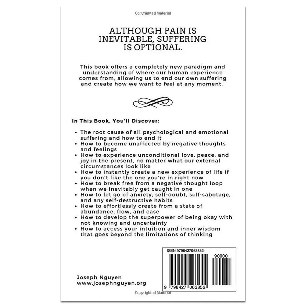 Don't Believe Everything You Think by Joseph Nguyen Why Your Thinking Is The Beginning & End Of Suffering Paperback English Book