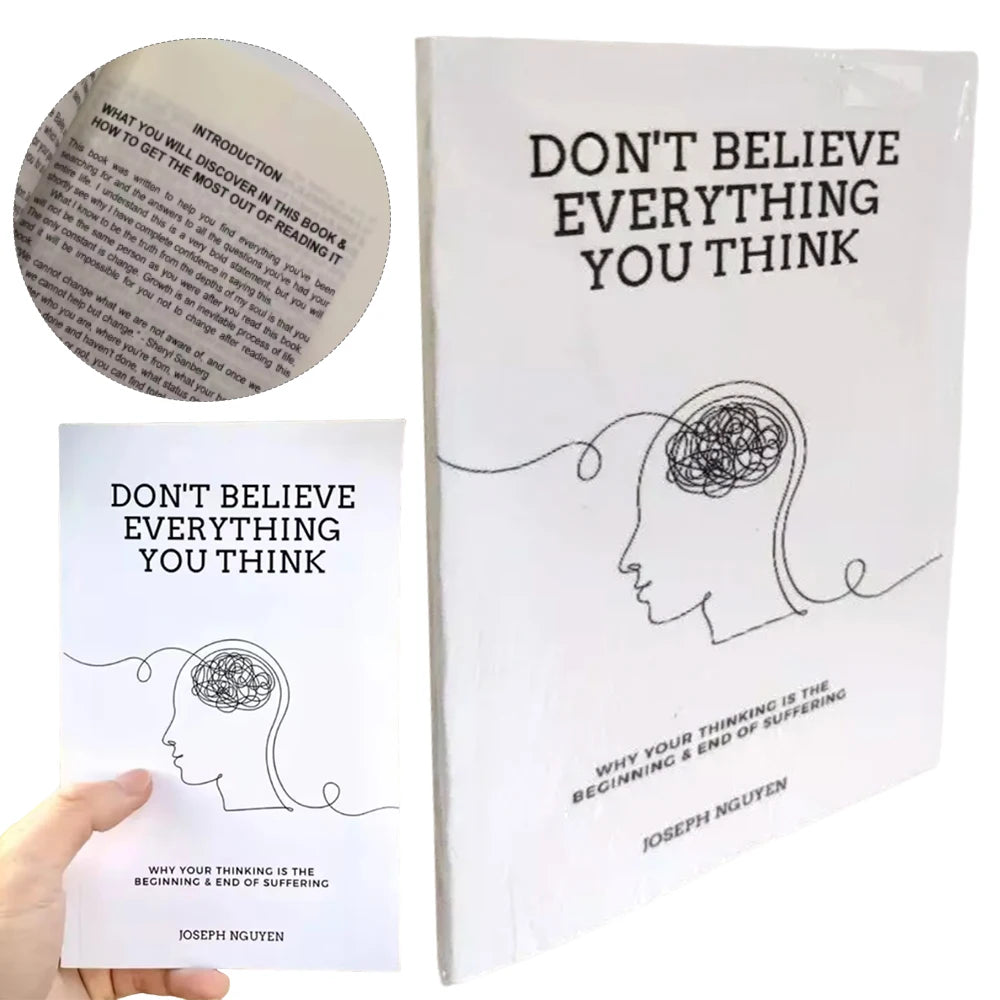 Don't Believe Everything You Think by Joseph Nguyen Why Your Thinking Is The Beginning End Of Suffering Paperback English Book