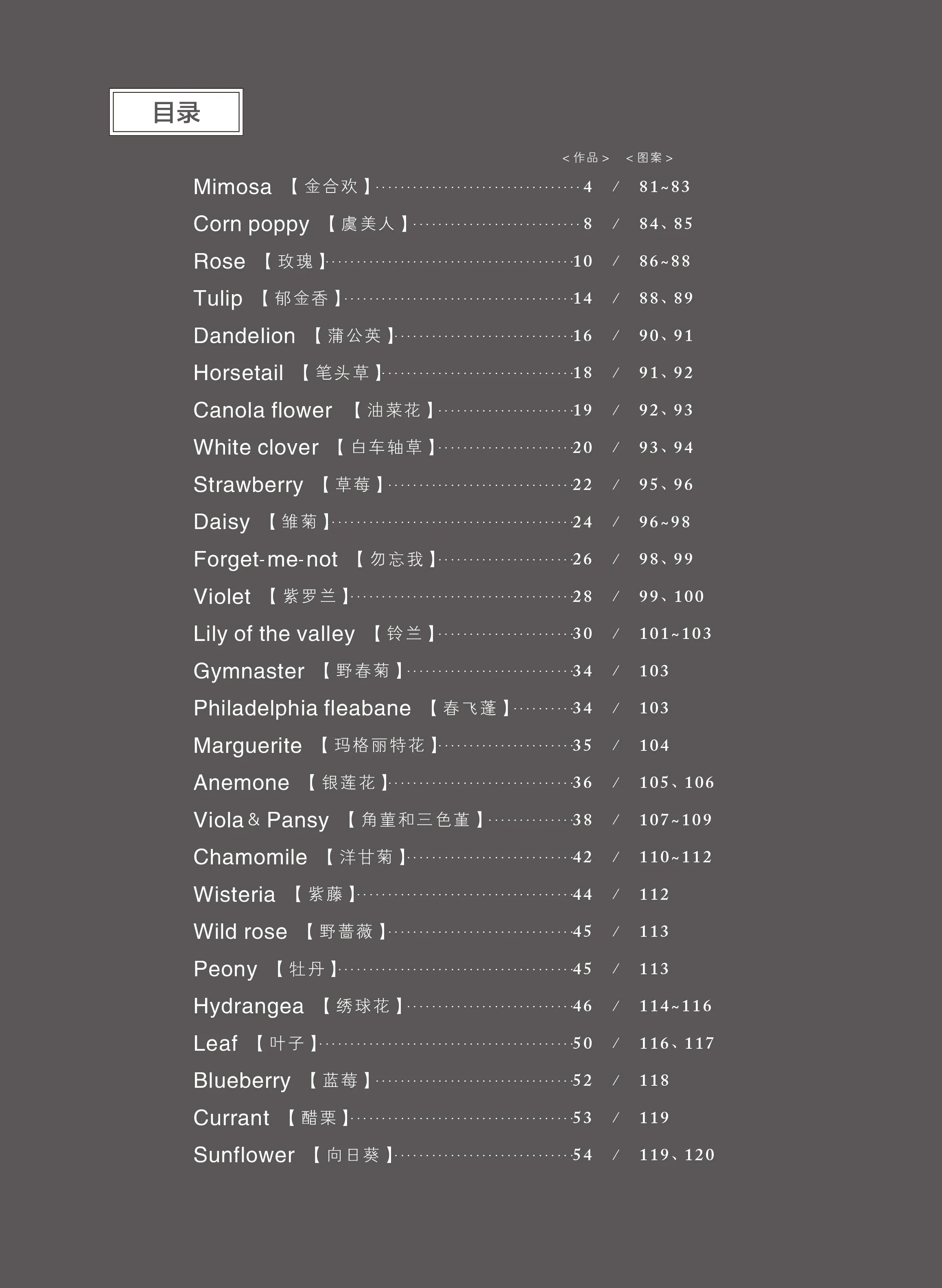 Botanical Embroidery Designs Book Rose, Tulip, Daisy Plant Patterns Zero Basic Practice Needle Embroidery Tutorial Book