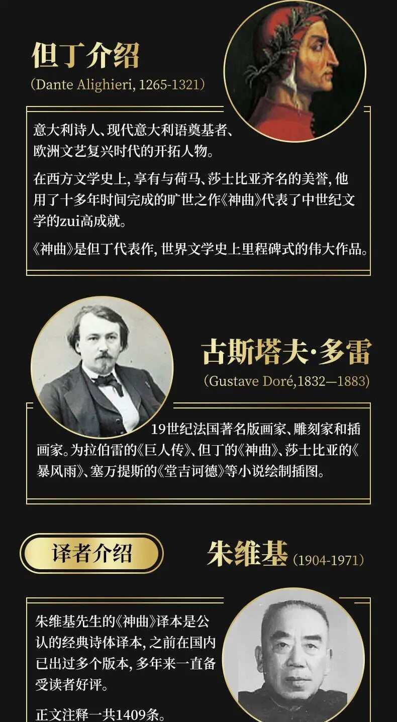 Divine Comedy (Special Edition) Novel Books Famous Modern Novel and Literary Work Dante's Literary Masterpiece