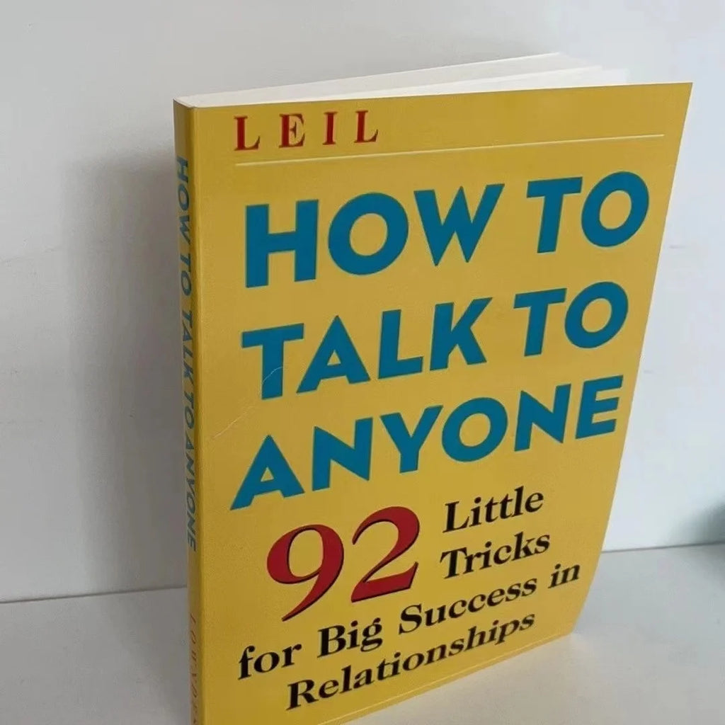 How to Talk to Anyone by Leil Lowndes 92 Little Tricks for Big Success in Relationships Communication Book Paperback