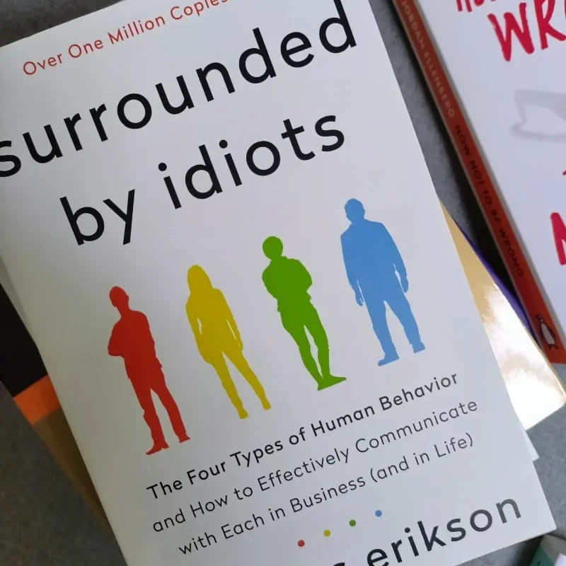 Surrounded By Idiots The Four Types of Human Behavior By Thomas Erikson English Book Bestseller Novel Libros Livros