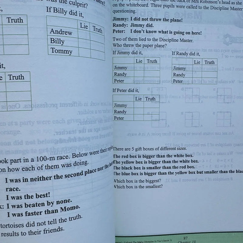 5 Books/set SAP Maths Olympiad Primary School Mathematical Thinking Training Exercise   Math Questions English Book