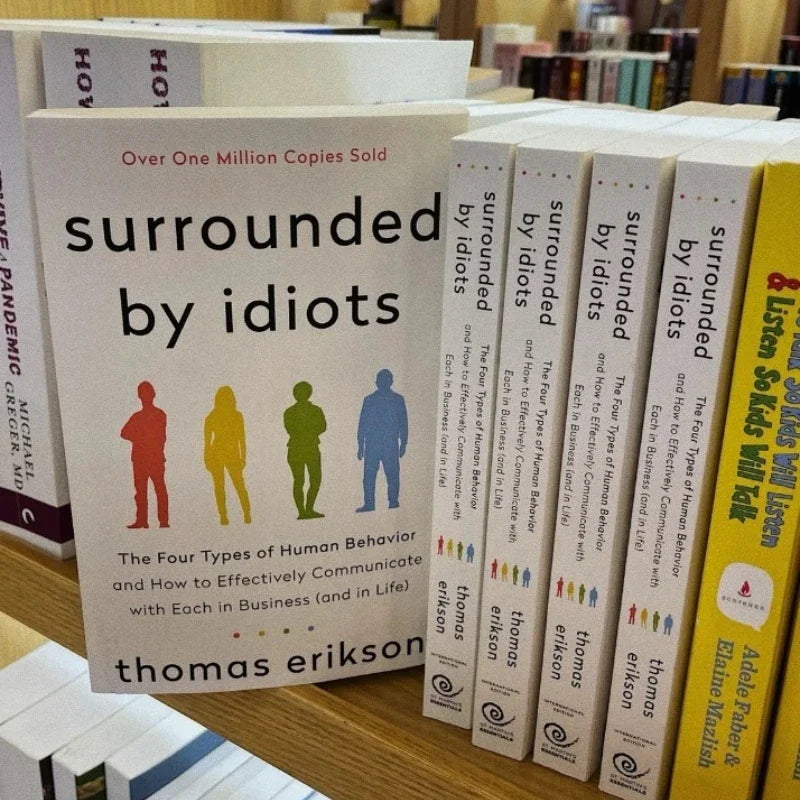 Surrounded By Idiots The Four Types of Human Behavior By Thomas Erikson English Book Bestseller Novel Libros Livros