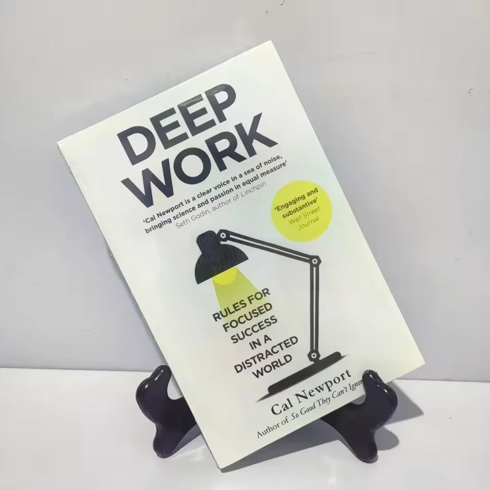 Cal Newport Deep Work Rules - Focus Success Guide for Leaders, 2025 Hardcover Motivation Book