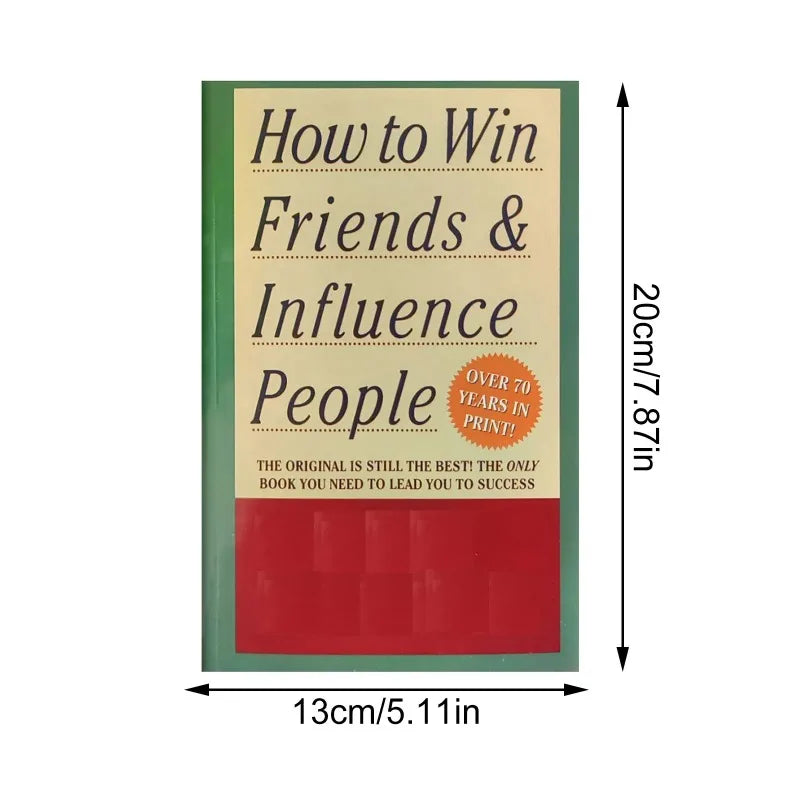 How To Win Friends & Influence People By Dale Carnegie Interpersonal Communication Skills Self-Improvement Reading Book книги