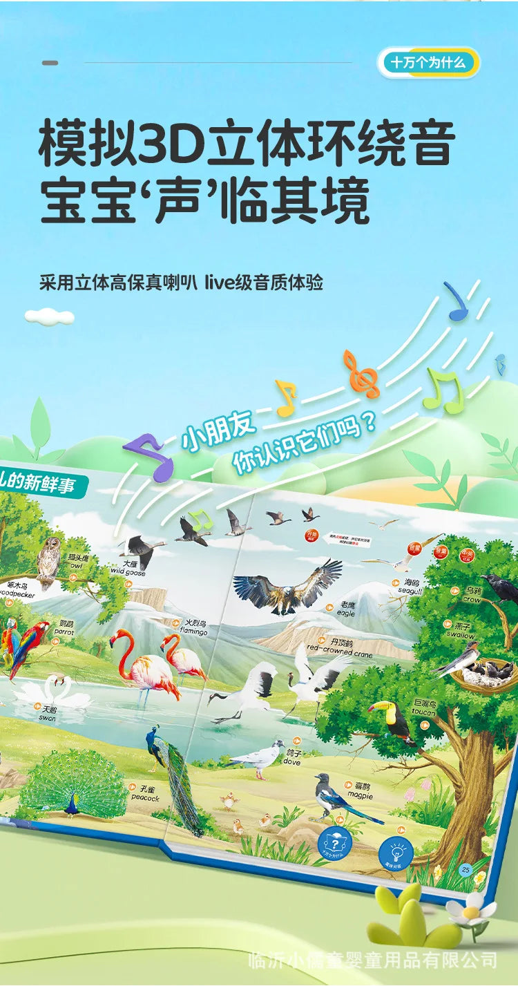 100000 Why Audio Books, Children's Early Education Puzzle Bedtime Story Books