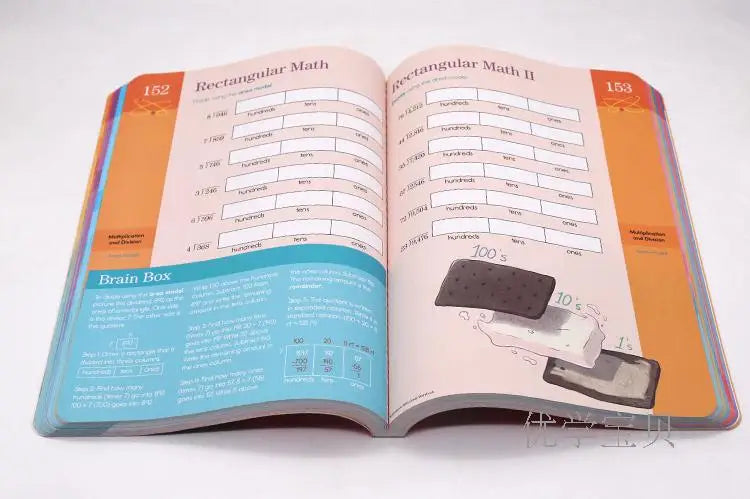 5Volumns/Set Grade 2-6 Brain Quest Workbook Children's Intelligence Development Exercise Book American Kindergarten Primary Kids