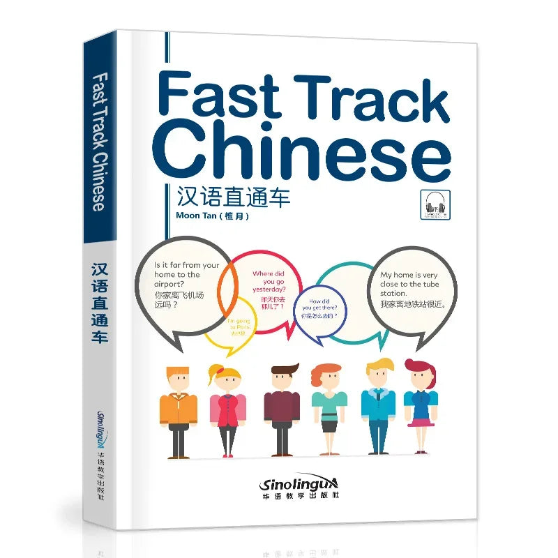 Fast Track Chinese Zero Basics Foreigners Learn Chinese Basic Chinese Tutorials Self-Study Chinese Book Chinese-English Glossary