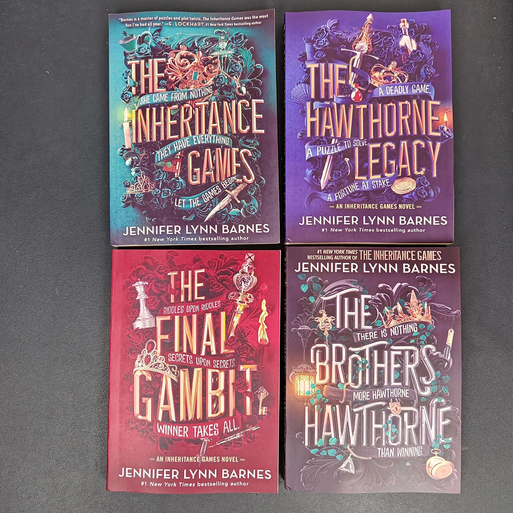1 book the Inheritance Games vol.1/2/3/4 English Novel book